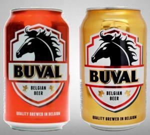 Oude en nieuwe Buval blikje